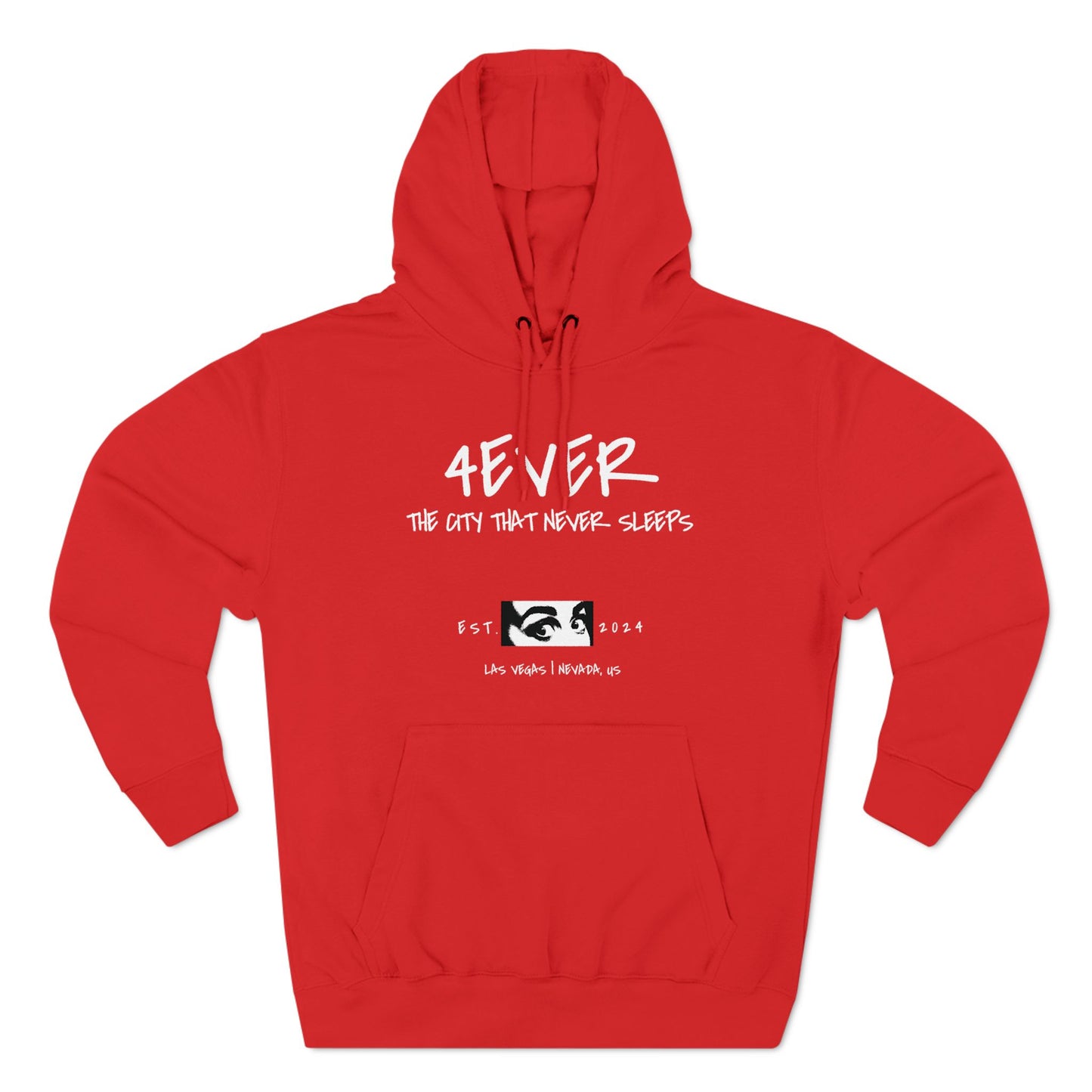 Never Sleep-Fleece Hoodie|4ever brand