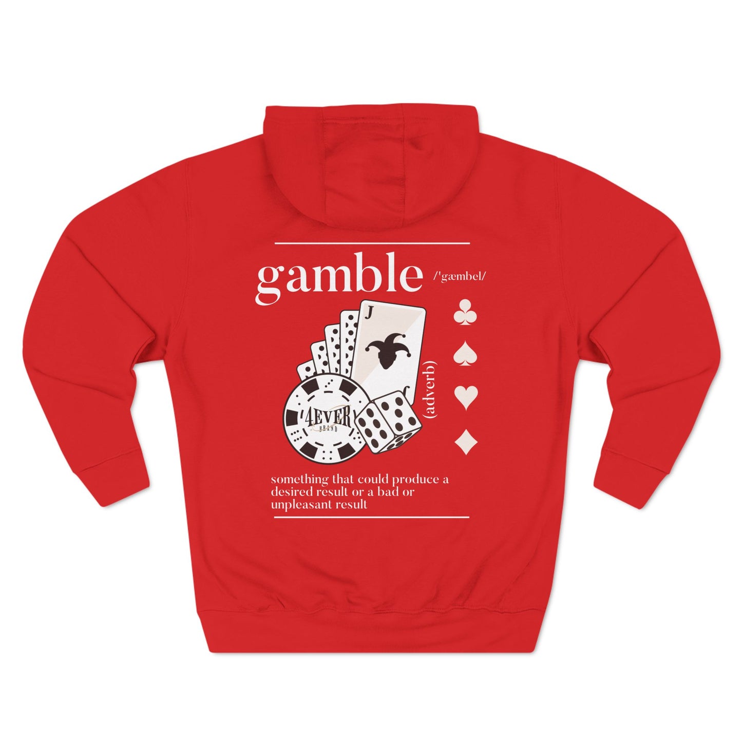 Gamble-Fleece Hoodie|4ever brand